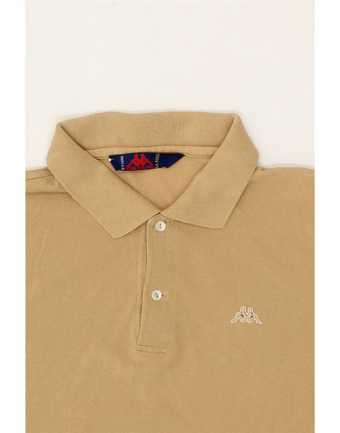 KAPPA Mens Polo Shirt XL Brown Cotton Vintage Kappa and Second-Hand Kappa from Messina Hembry 