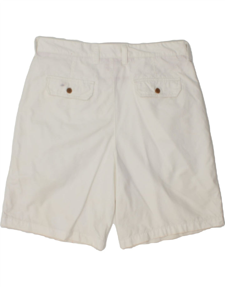 IZOD Mens Chino Shorts W38 XL White Cotton Vintage Izod and Second-Hand Izod from Messina Hembry 