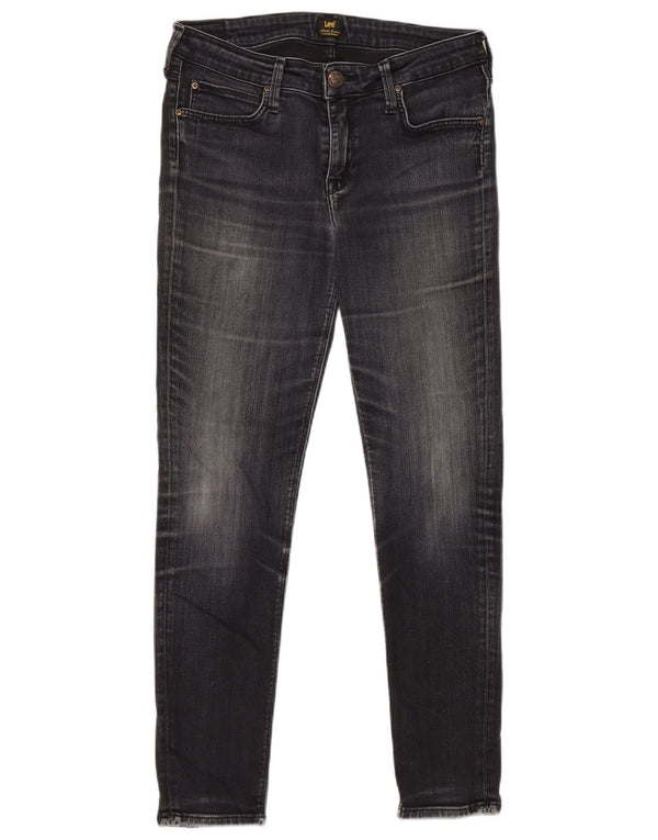 Lee Womens Scarlett Skinny Jeans W30 L27 Black Cotton