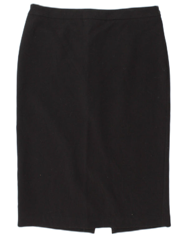Moschino Womens Straight Skirt UK 12 Medum W30  Black Polyester