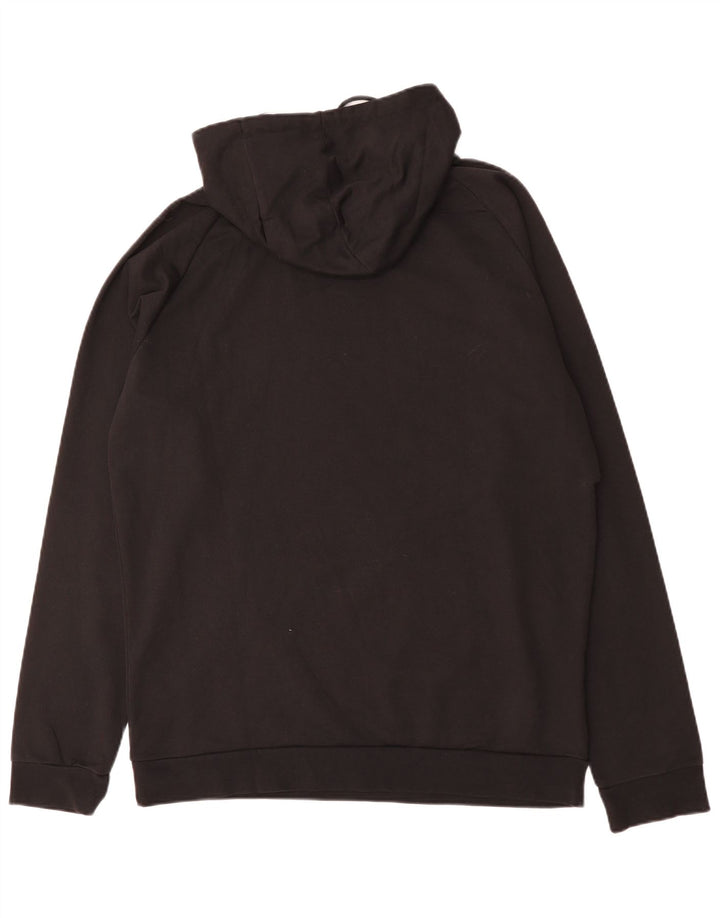 HUMMEL Mens Graphic Hoodie Jumper XL Black Cotton