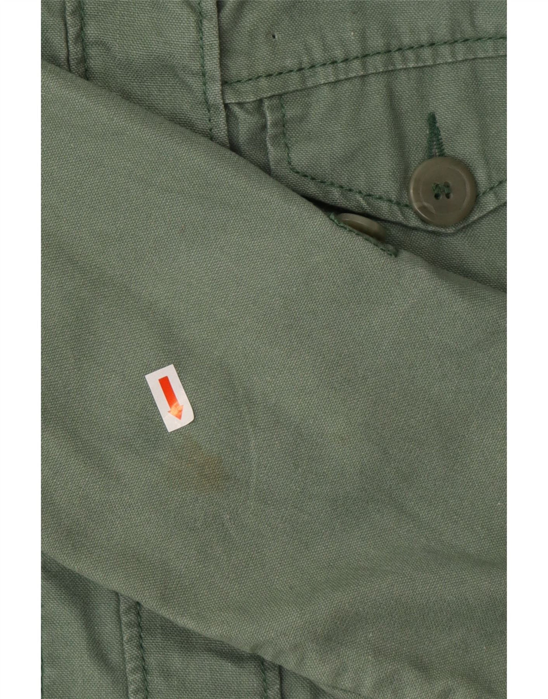 MONSOON Womens Utility Jacket UK 16 Large  Green Ramie