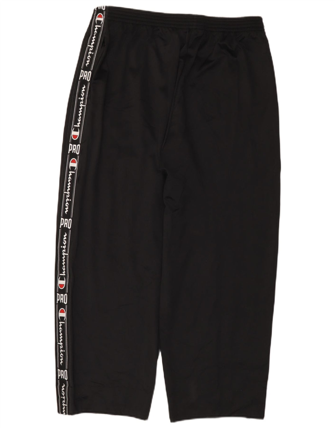 Champion Mens Graphic Crop Tracksuit Trousers 2XL  Black Polyester