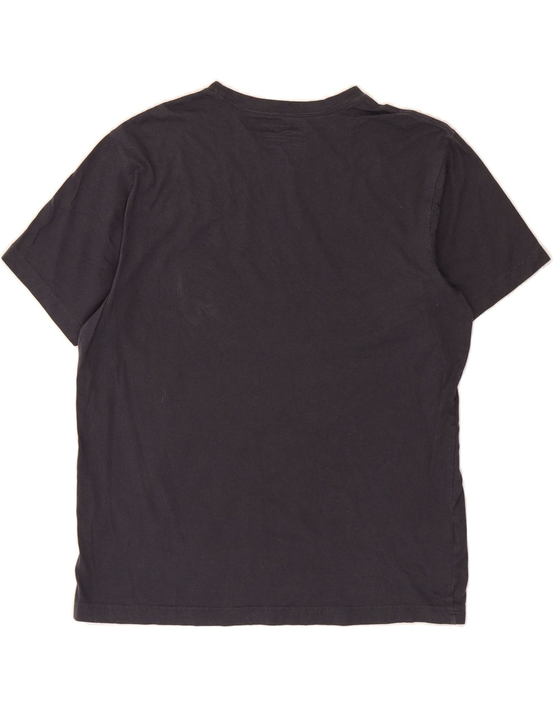 EDDIE BAUER Mens T-Shirt Top Medium Navy Blue Cotton Vintage Eddie Bauer and Second-Hand Eddie Bauer from Messina Hembry 