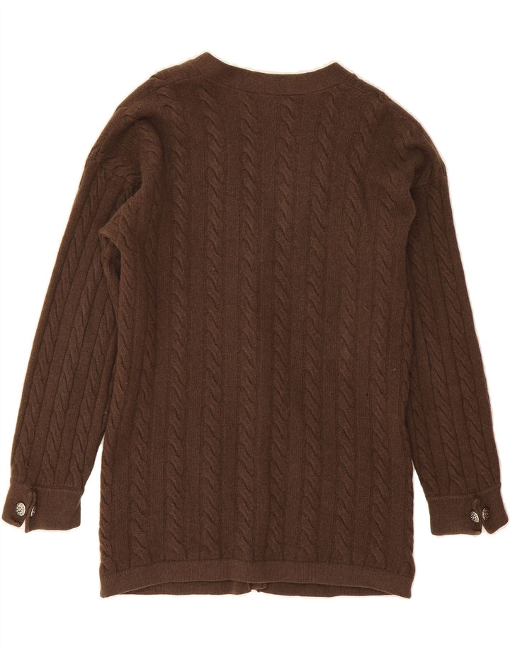 LUISA SPAGNOLI Womens Cardigan Sweater UK 12 Medium Brown Vintage Luisa Spagnoli and Second-Hand Luisa Spagnoli from Messina Hembry 