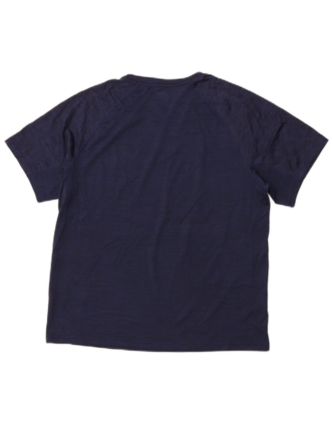 FILA Mens T-Shirt Top Medium Navy Blue Flecked Polyester