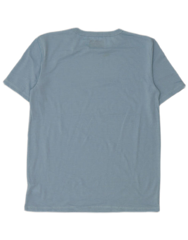 EDDIE BAUER Boys T-Shirt Top 14-15 Years Large Blue Polyester