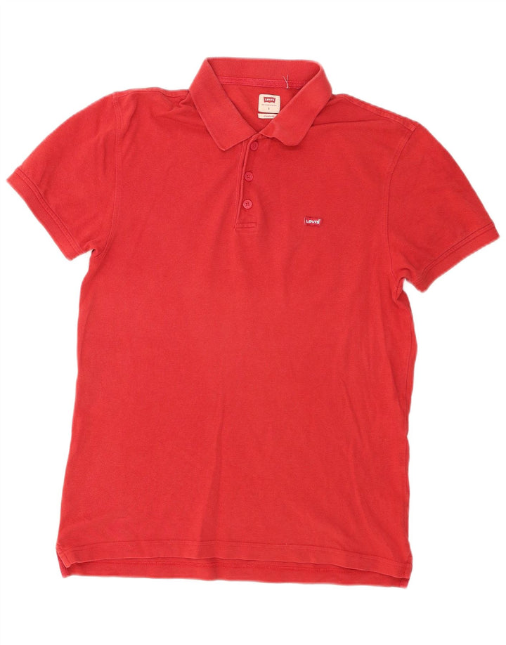 Levi's Mens Standard Polo Shirt Small Red