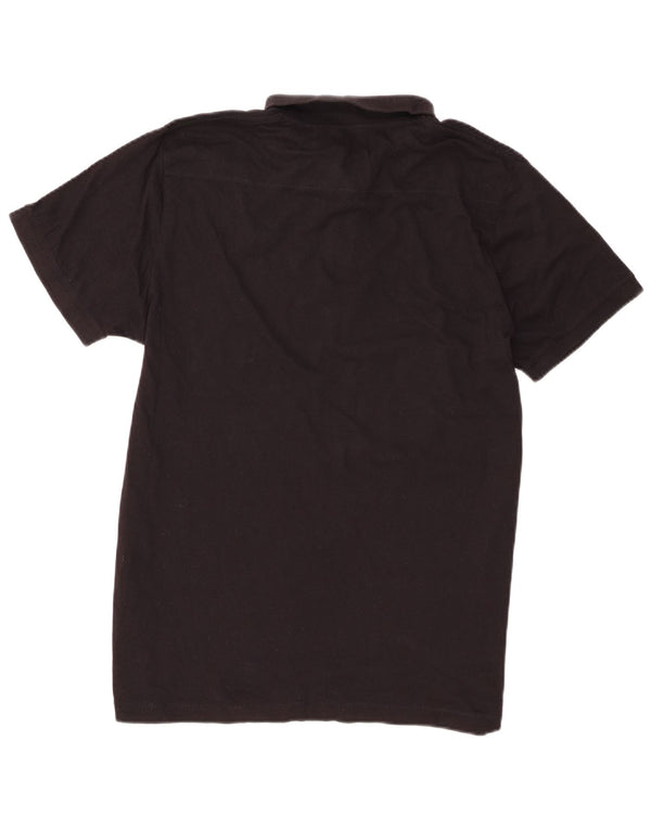 French Connection Mens Polo Shirt XL Black Cotton