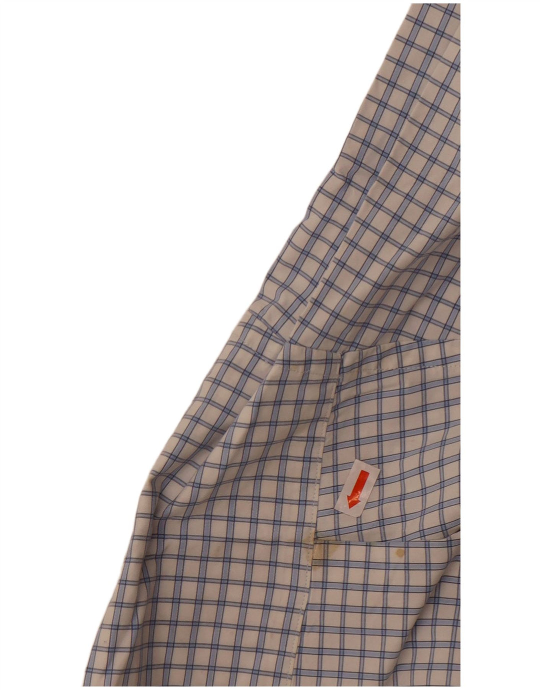 Eddie Bauer Mens Shirt XL White Check Cotton