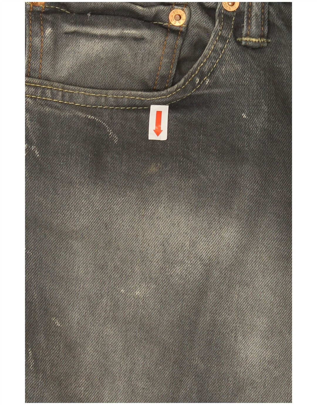 Levi's Mens 511 Slim Jeans W33 L34 Grey Cotton