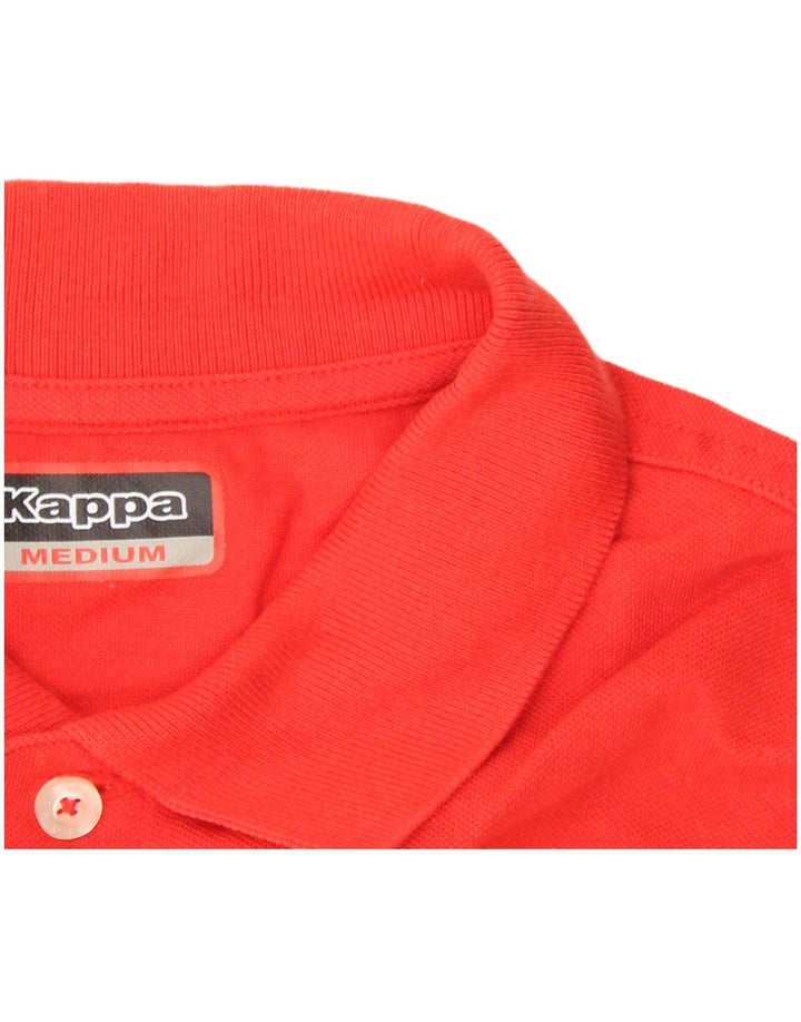 KAPPA Mens Polo Shirt Medium Red Cotton