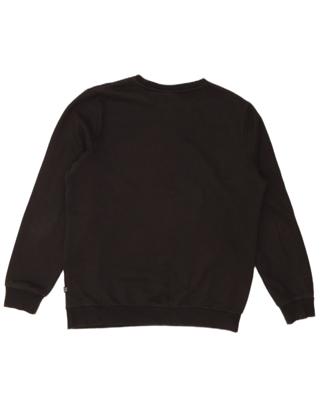 PUMA Mens Graphic Sweatshirt Jumper Medium Black Cotton