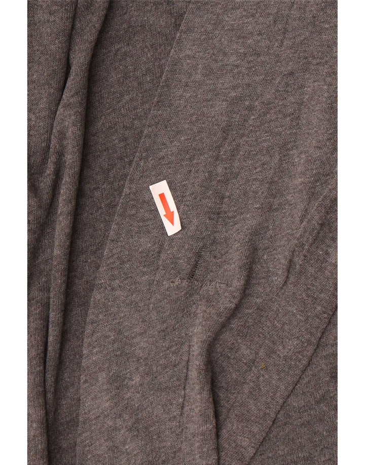 Zara Mens Long Sleeve Polo Shirt 2XL Grey