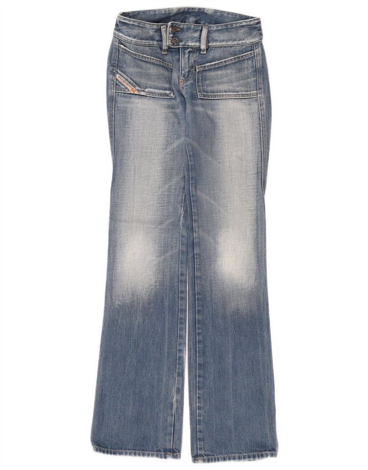 Diesel Womens Bootcut Jeans W26 L33 Blue Cotton