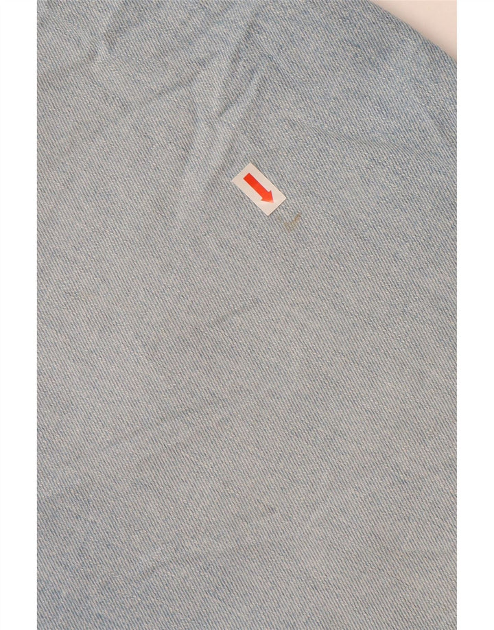 TOMMY HILFIGER Womens High Waist Denim Skirt US 10 Large W30 Blue Cotton