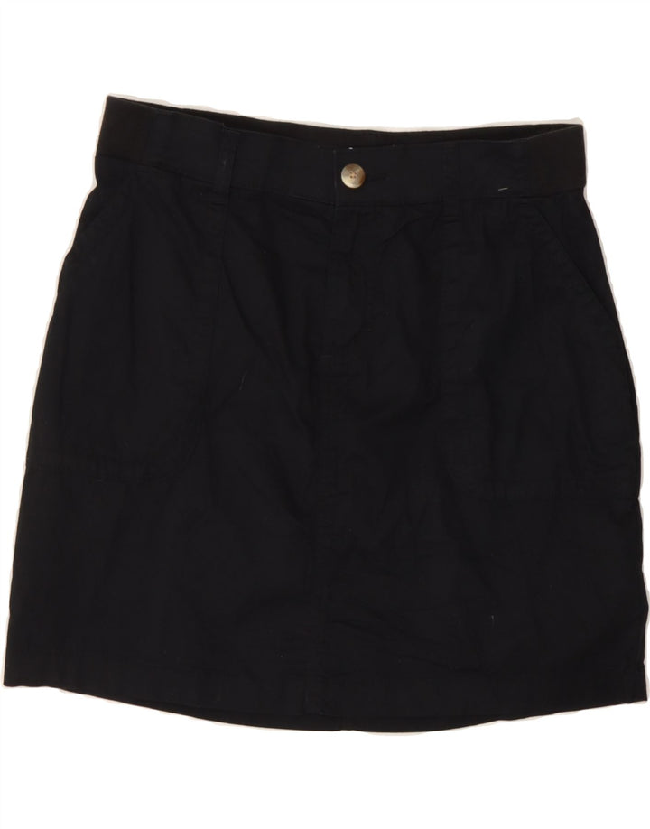 LEE Womens Mid Rise Regular Fit Mini Skirt US 6 Medium W30 Black Cotton Vintage Lee and Second-Hand Lee from Messina Hembry 
