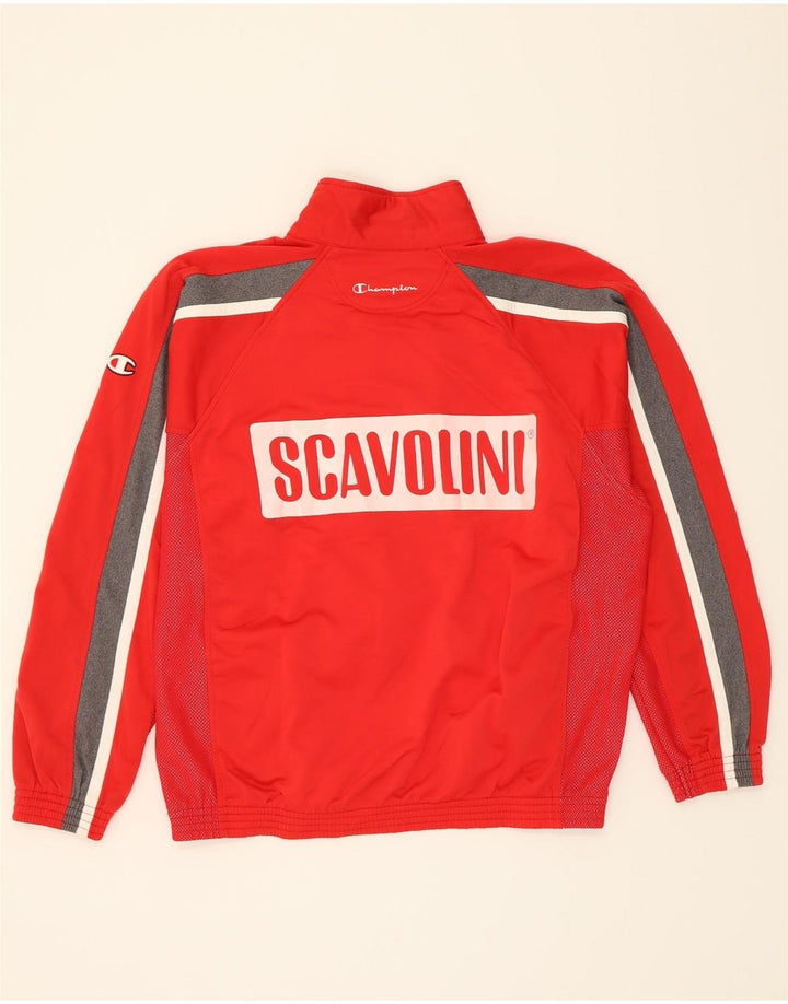 CHAMPION Mens Graphic Tracksuit Top Jacket XL Red Vintage Champion and Second-Hand Champion from Messina Hembry 