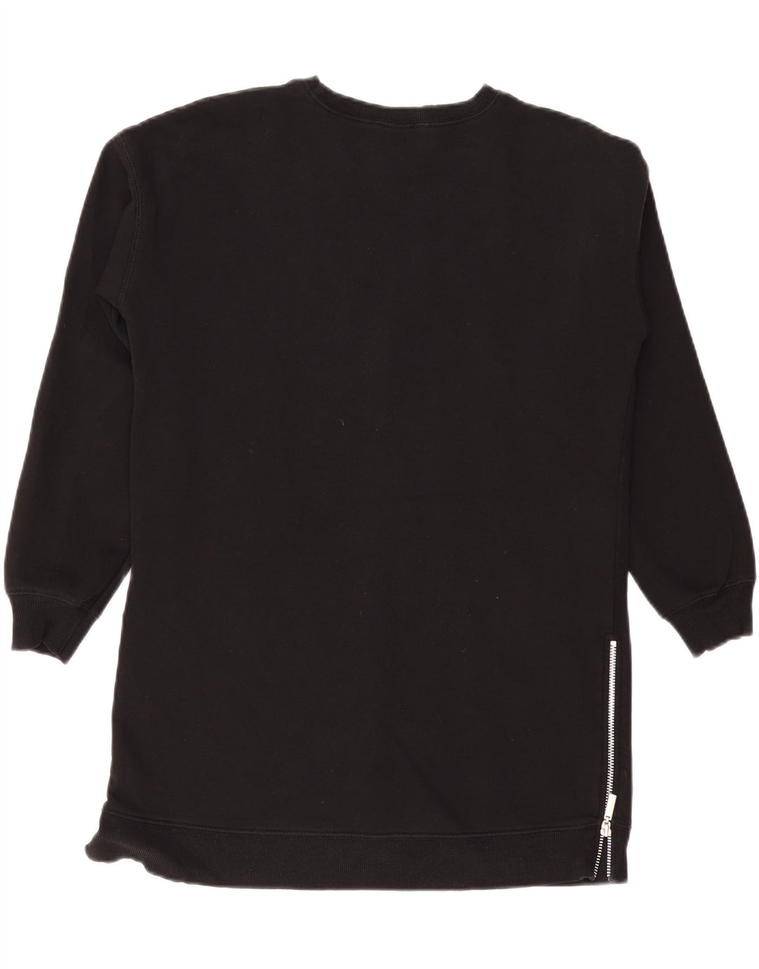 MINT VELVET Womens Longline Oversized Sweatshirt Jumper UK 10 Small Black