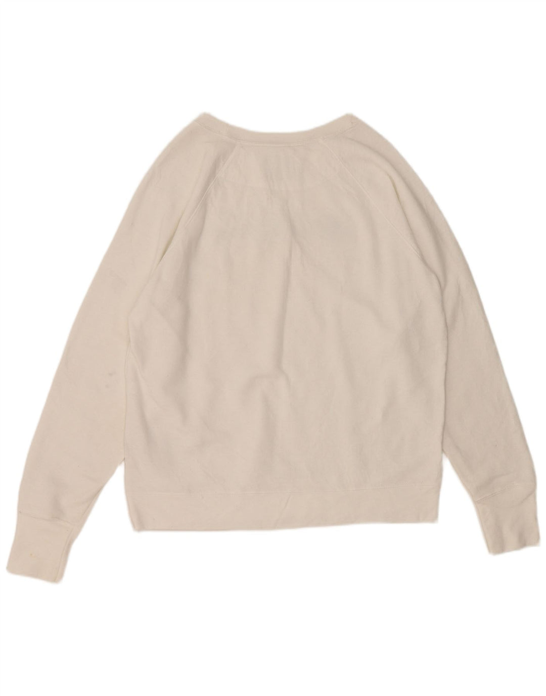 Champion Womens Graphic Sweatshirt Jumper UK 16 Large White Polyester