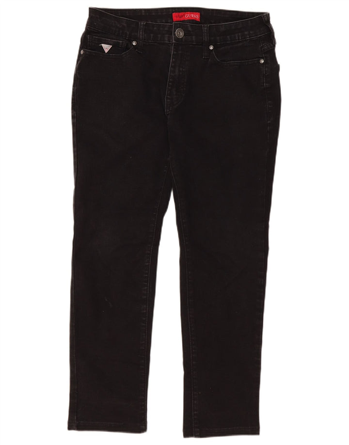 Guess Womens Slim Tapered Jeans W32 L27 Black