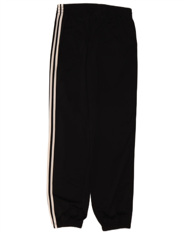 ADIDAS Boys Tracksuit Trousers Joggers 15-16 Years Black Polyester