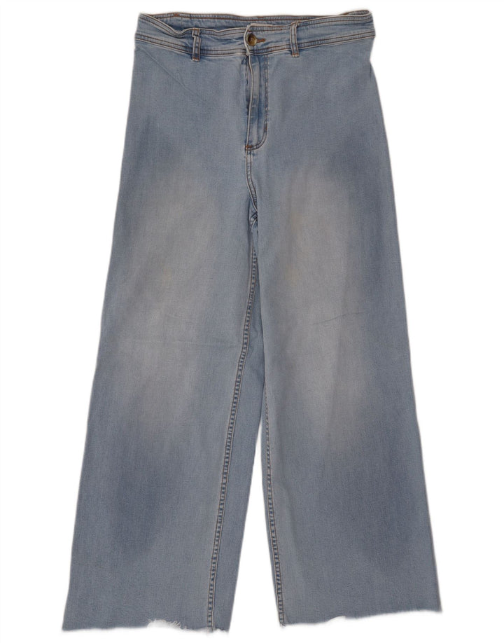 BILLABONG Womens High Waist Wide Leg Jeans W30 L27 Blue