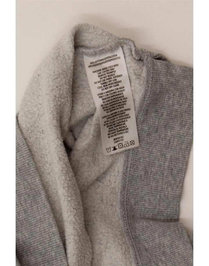 CALVIN KLEIN Womens Graphic Sweatshirt Jumper UK 18 XL Grey Colourblock