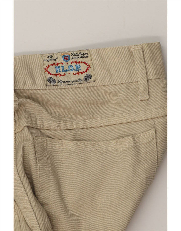 VINTAGE Womens Tapered Jeans W28 L32  Beige