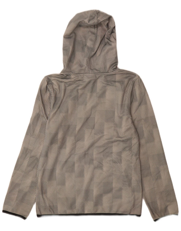 Genuine Merchandise Boys Indians Hoodie Jumper 12-13 Years Large Grey Check