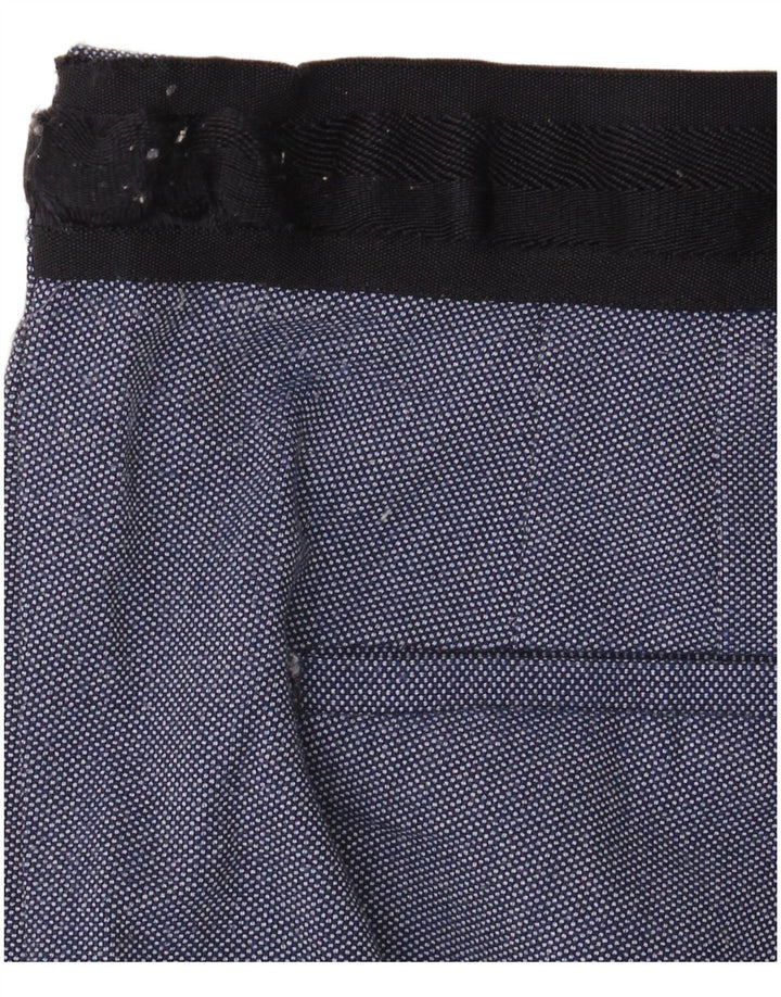 Marks & Spencer Womens Slim Suit Trousers XL W32 L28 Blue Polyester
