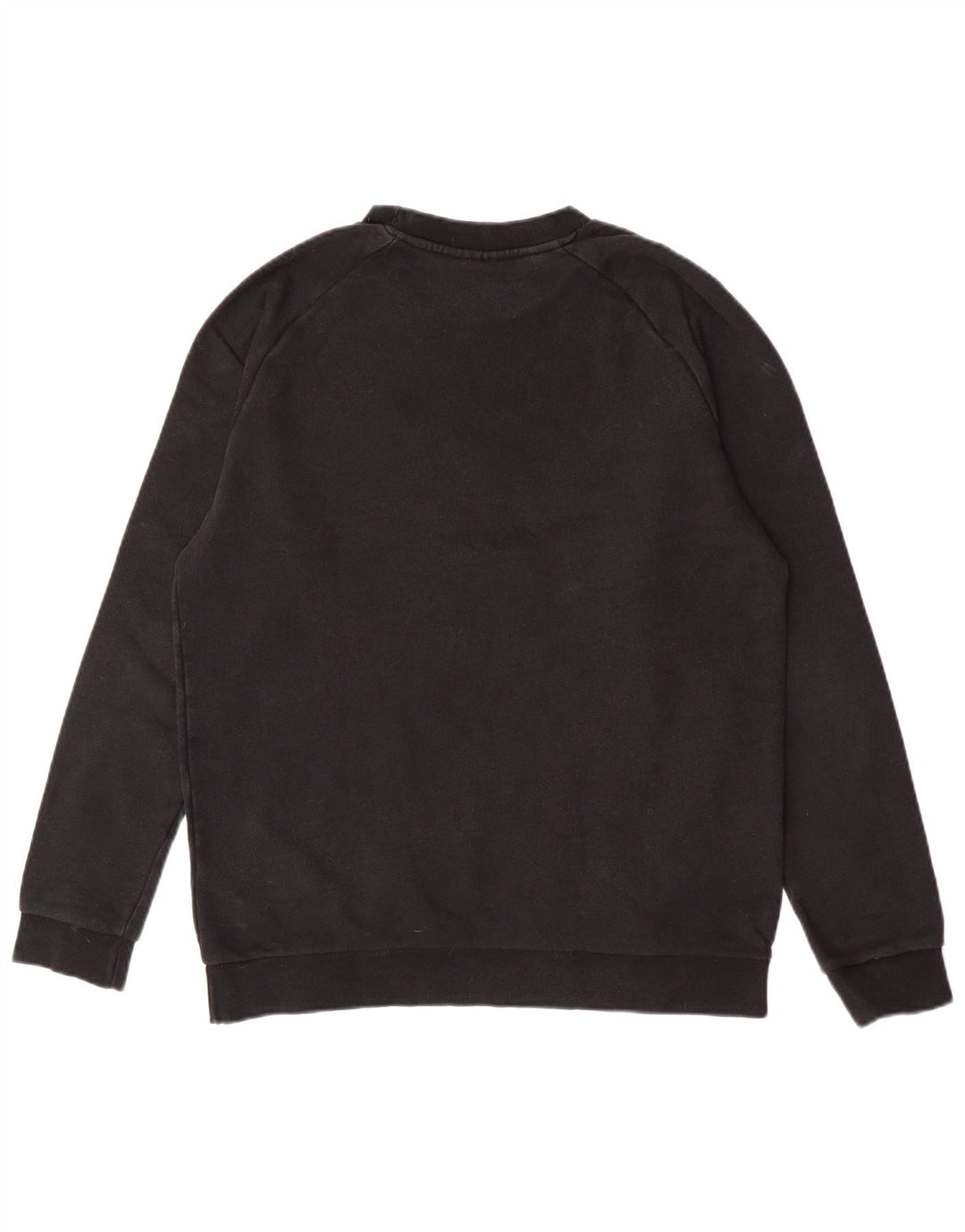 Adidas Mens Graphic Sweatshirt Jumper Medium Black Cotton