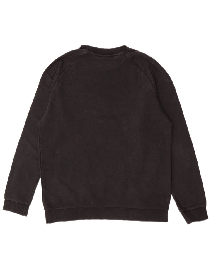 Adidas Mens Graphic Sweatshirt Jumper Medium Black Cotton