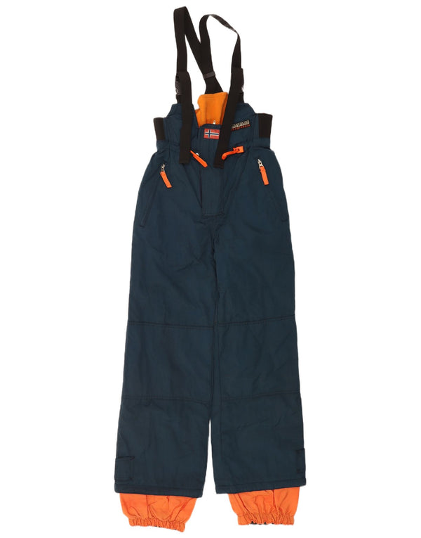 Napapijri Mens Geographic Ski Trousers Small Navy Blue Colourblock