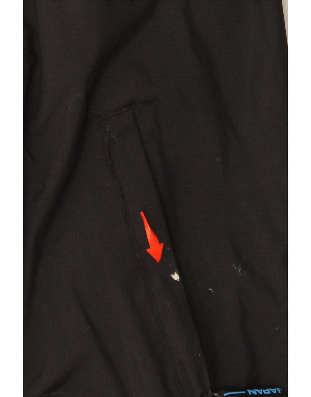 SUPERDRY Womens Hooded Windbreaker Jacket UK 16 Large Black Nylon