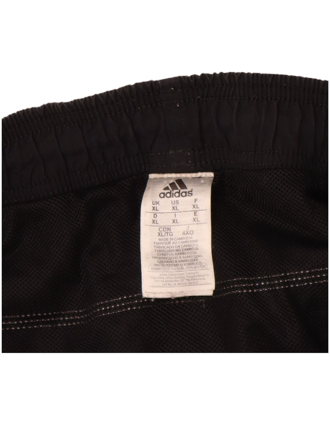 Adidas Mens Swimming Shorts XL Black Nylon