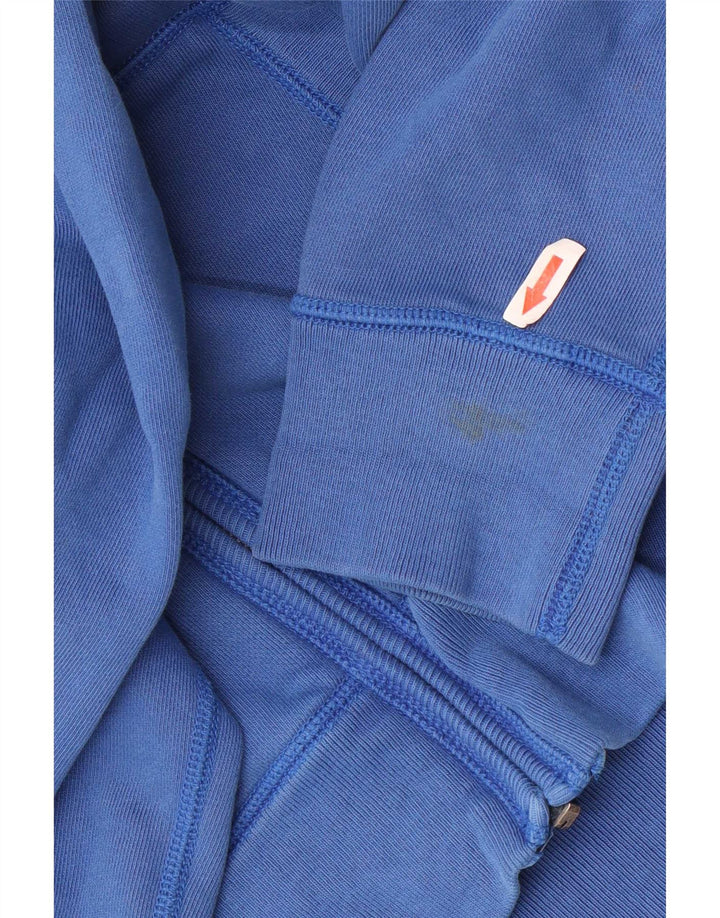 Gap Mens Zip Hoodie Sweater Medium Blue Cotton