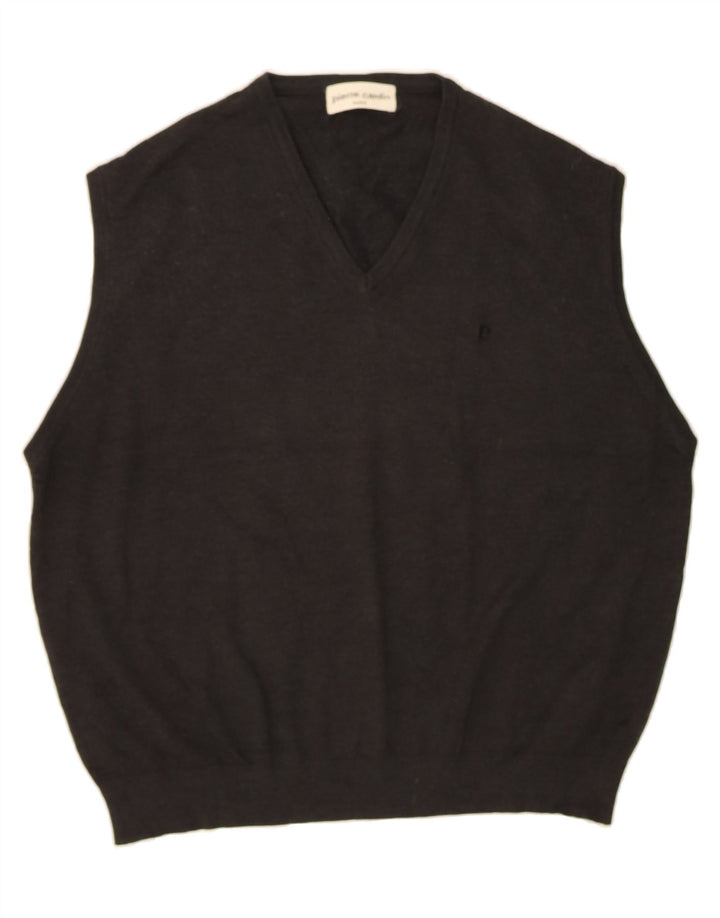 PIERRE CARDIN Mens Vest Tank Top XL Black Vintage Pierre Cardin and Second-Hand Pierre Cardin from Messina Hembry 