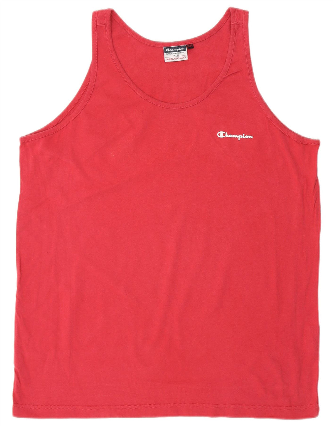 CHAMPION Womens Vest Top UK 20 2XL Pink Cotton