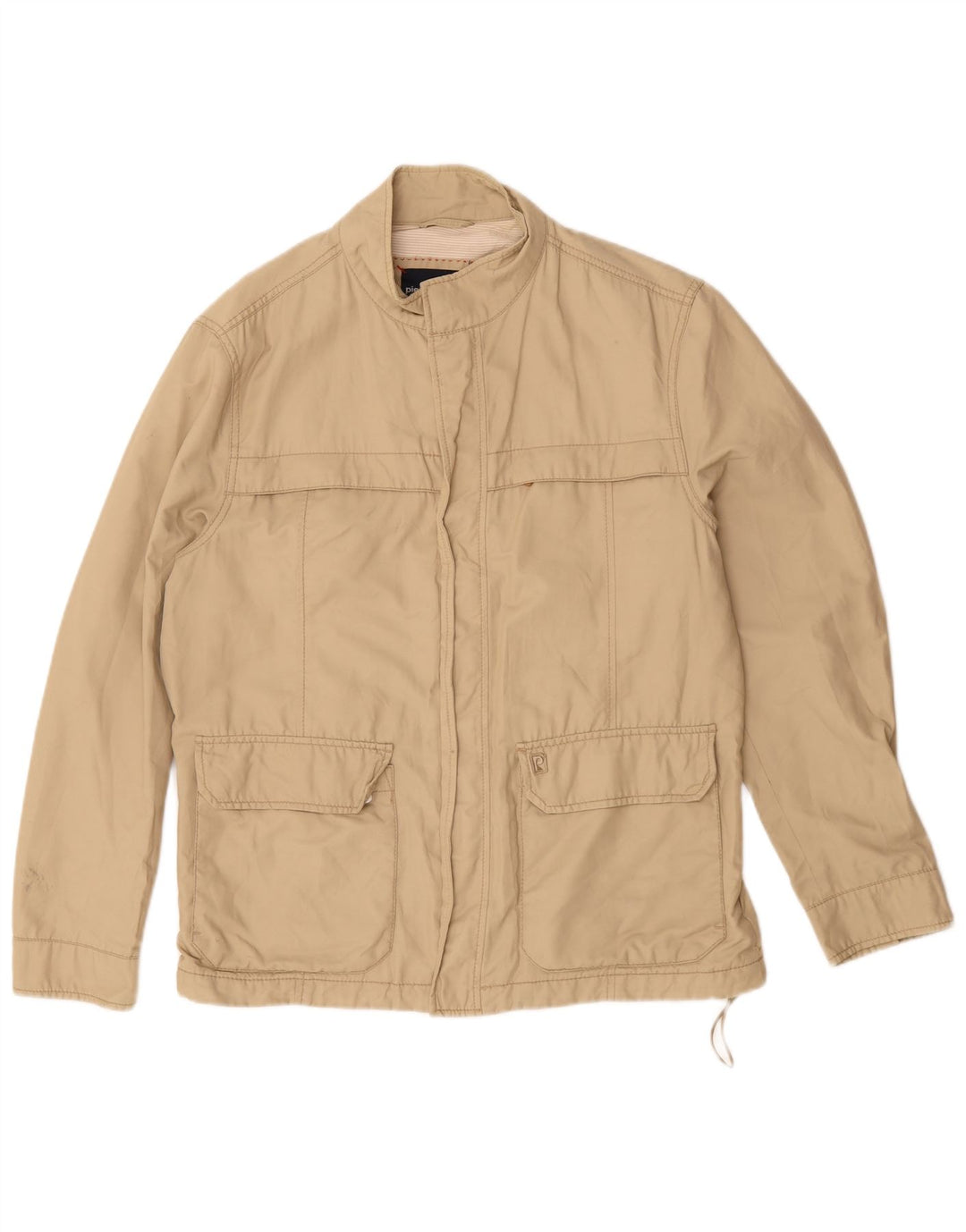 Pierre Cardin Mens Utility Jacket UK 38 Medium Beige