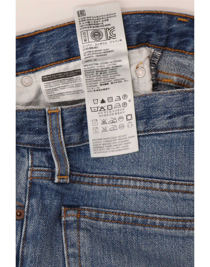 Levi's Womens Slim Jeans W27 L26 Blue Cotton