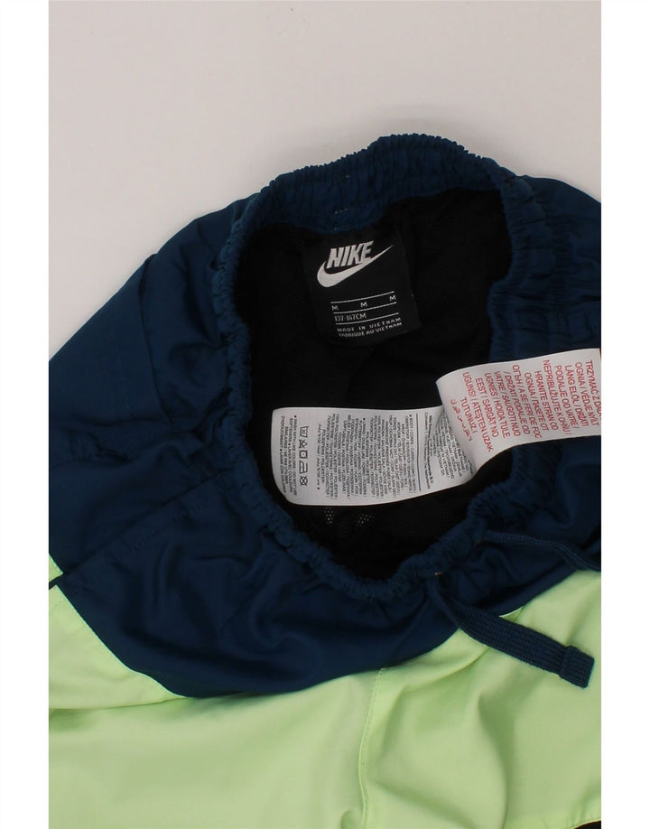 NIKE Boys Sport Shorts 10-11 Years Medium Multicoloured Colourblock Vintage Nike and Second-Hand Nike from Messina Hembry 