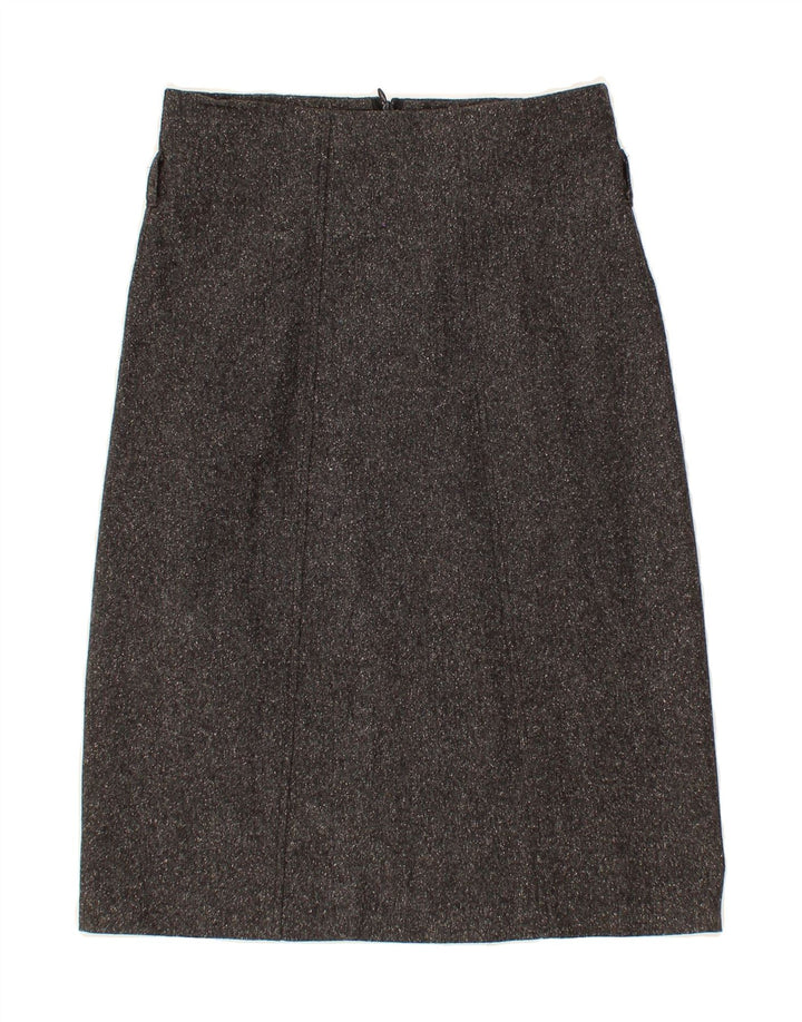 BENETTON Womens A-Line Skirt W26 Small Grey Vintage Benetton and Second-Hand Benetton from Messina Hembry 