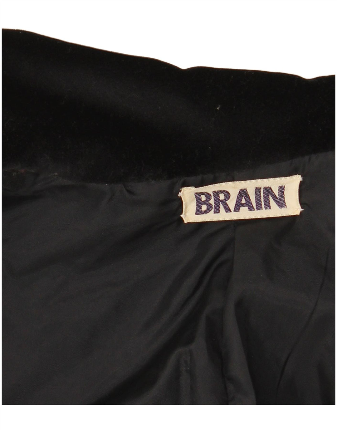 VINTAGE Womens 1 Button Velvet Blazer Jacket UK 12 Medium Black