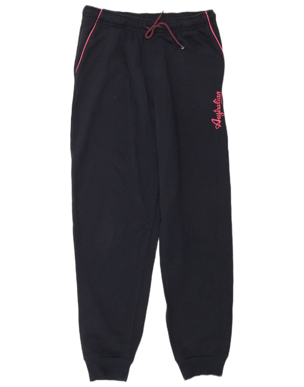 AUSTRALIAN L'ALPINA Womens Tracksuit Trousers UK 14 Large  Navy Blue