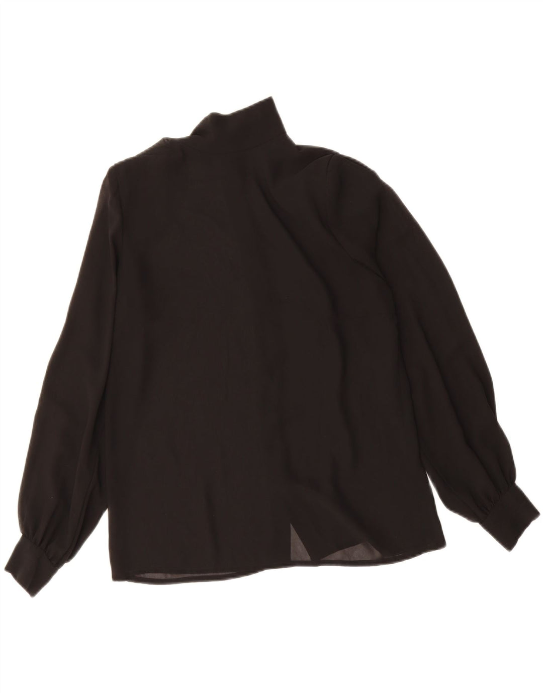 VINTAGE Womens Shirt Blouse UK 14 Large Black Vintage Vintage and Second-Hand Vintage from Messina Hembry 