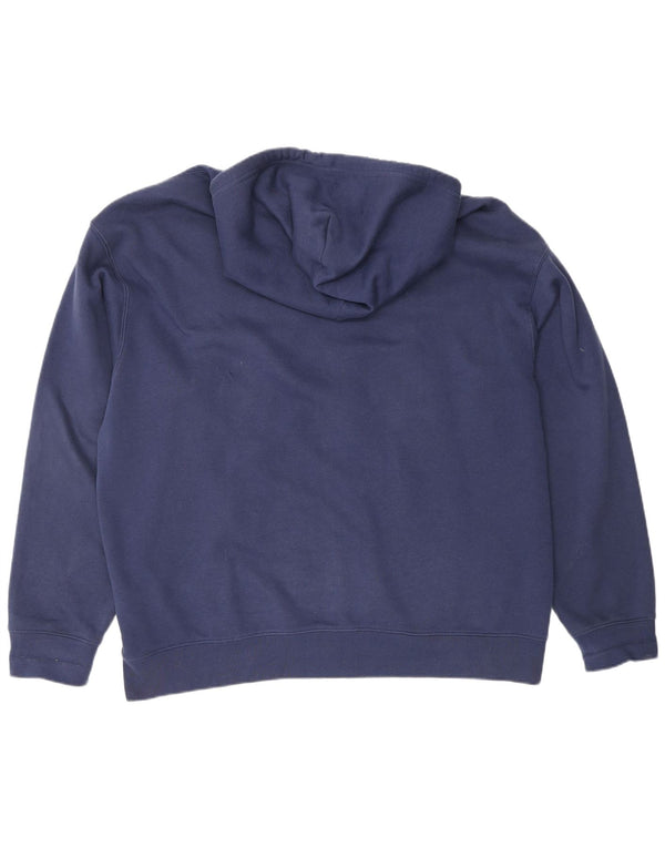 LEVI'S Mens Relaxed Zip Hoodie Sweater XL Navy Blue Cotton