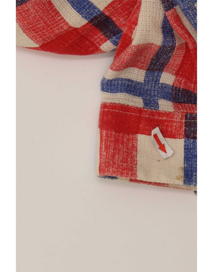 Gas Mens Shirt XL Red Check Cotton