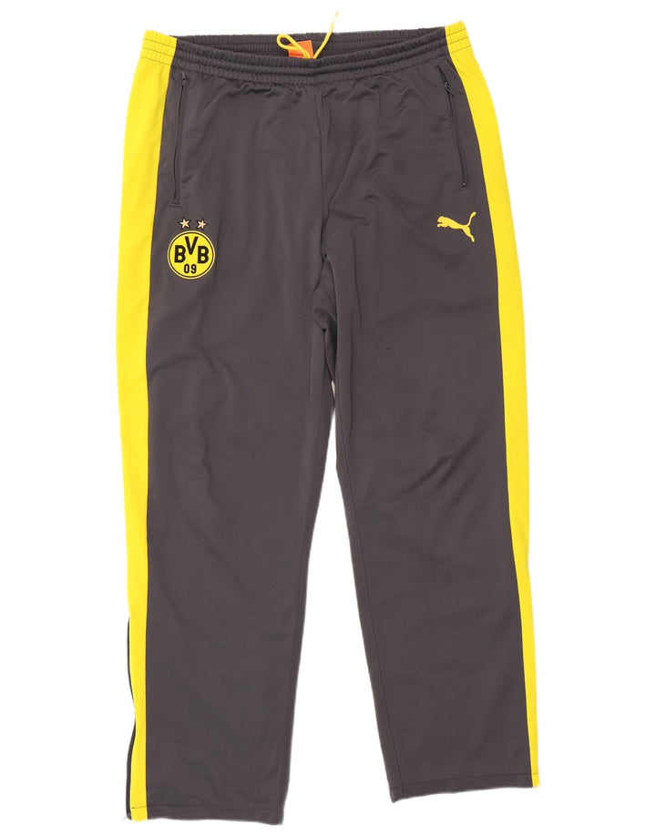 PUMA Mens BVB Dortmund Tracksuit Trousers XL  Grey Colourblock
