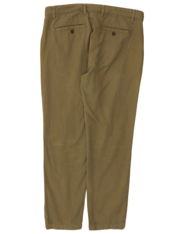 Zara Mens Slim Chino Trousers EU 44 Large W34 L28 Khaki